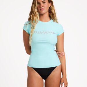 Womens Society Foil Short Sleeve Rash Vest