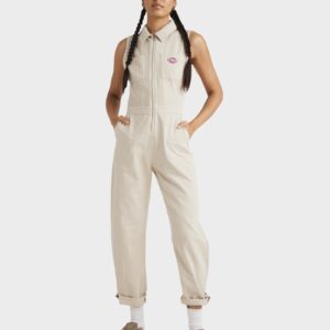 Womens Striped Boiler Overalls