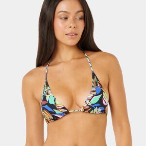 Womens Sunset Luau Sliding Tri Bikini Top