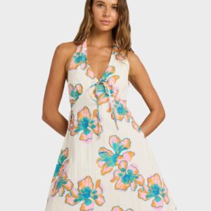 Womens Sweet Escape Halter Mini Dress