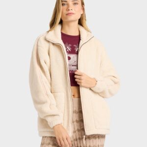 Womens Sweet Ride Zip Fleece Top