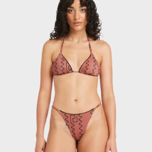 Womens Thought Pattern Bikini Top