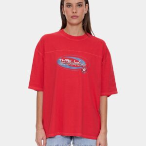 Womens Track Record Oversized T-Shirt Womens Track Record Oversized T-Shirt