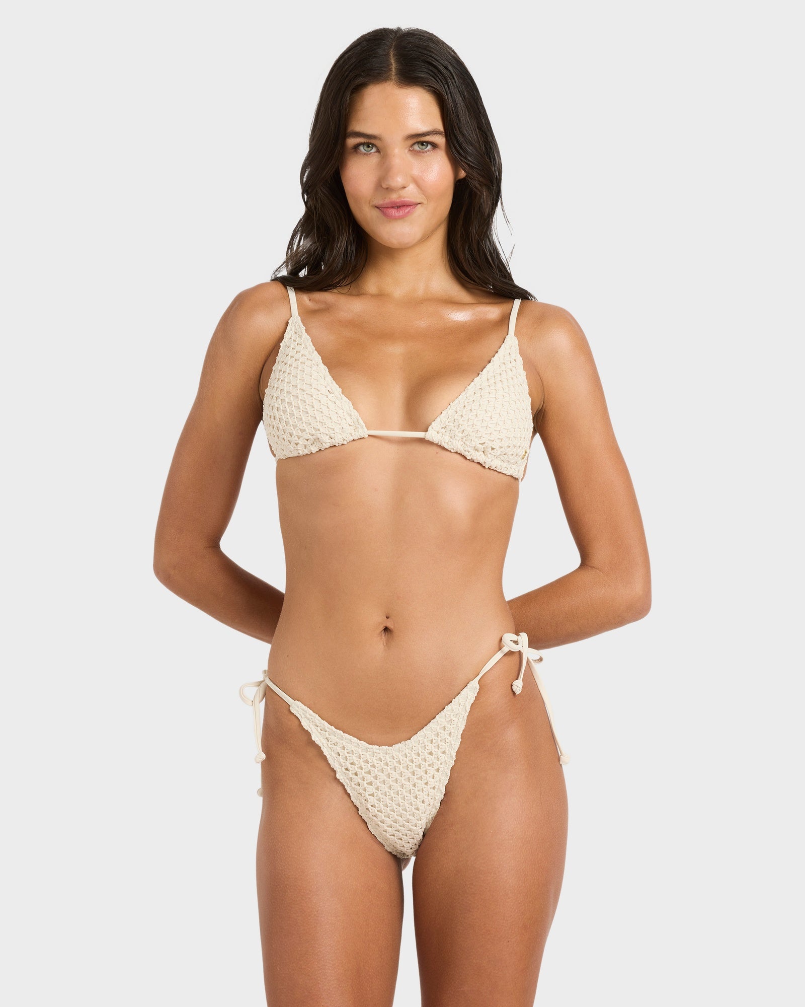 Womens Twisted Tides Skimpy Bikini Bottom