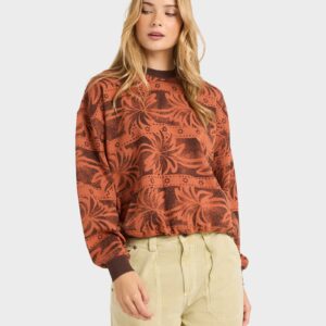 Womens Vida Palms Crew Neck