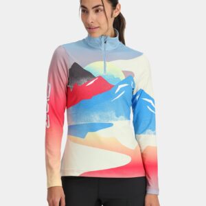 Womens Vivid Half Zip Jumper