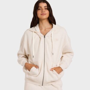 Womens Wave Essentials Zip Pullover Hoodie