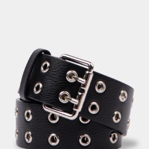 Womens Xoxo Eyelet Leather Belt