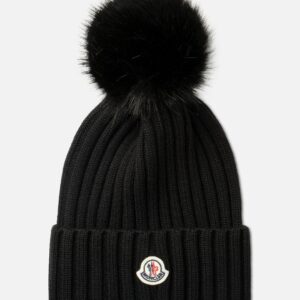 Wool Beanie with Pom Pom