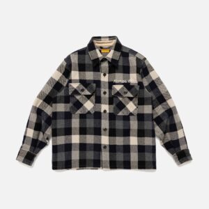 Wool Check Shirt Jacket