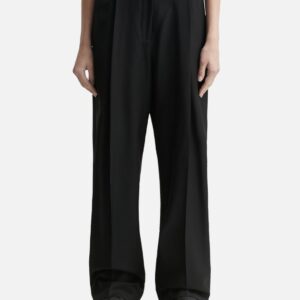 Wool Gabardine Tailored Trousers