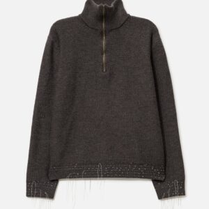 Wool Quarter-Zip Sweater