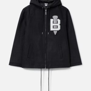Wool Zip Hood